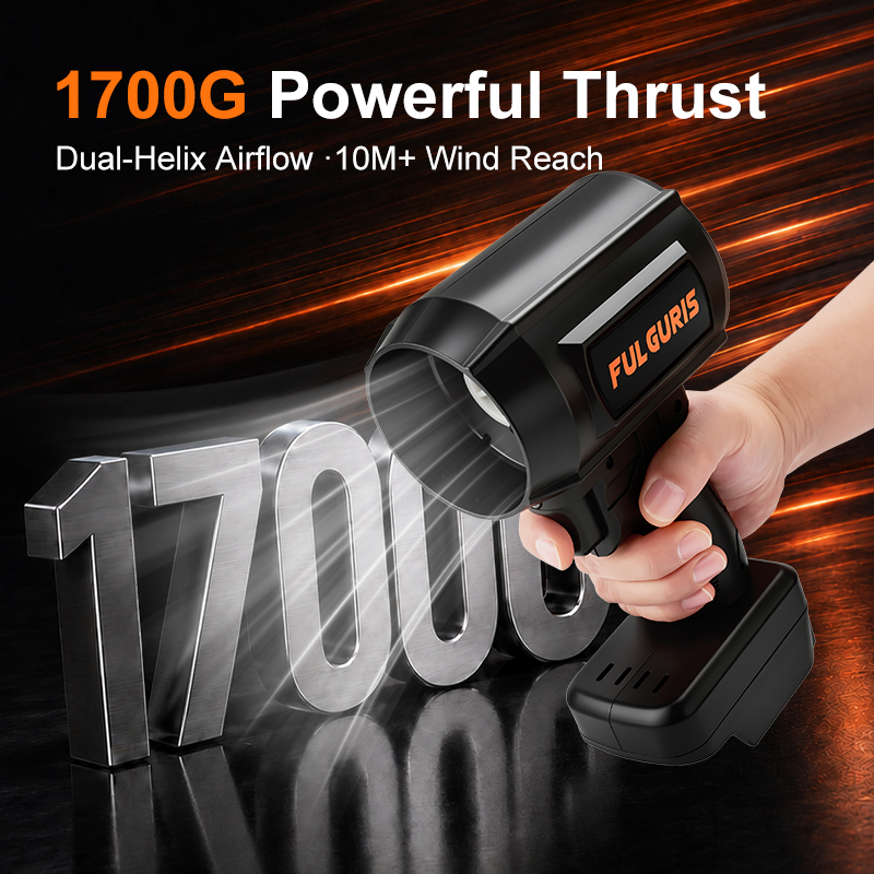 Dryer Car Blower - 70mmの強力なハンディ式車用エアブロワー。ターボジェットファン、高速回転、70mmブラシレスモーター搭載。車洗い用の推力型エアガン。