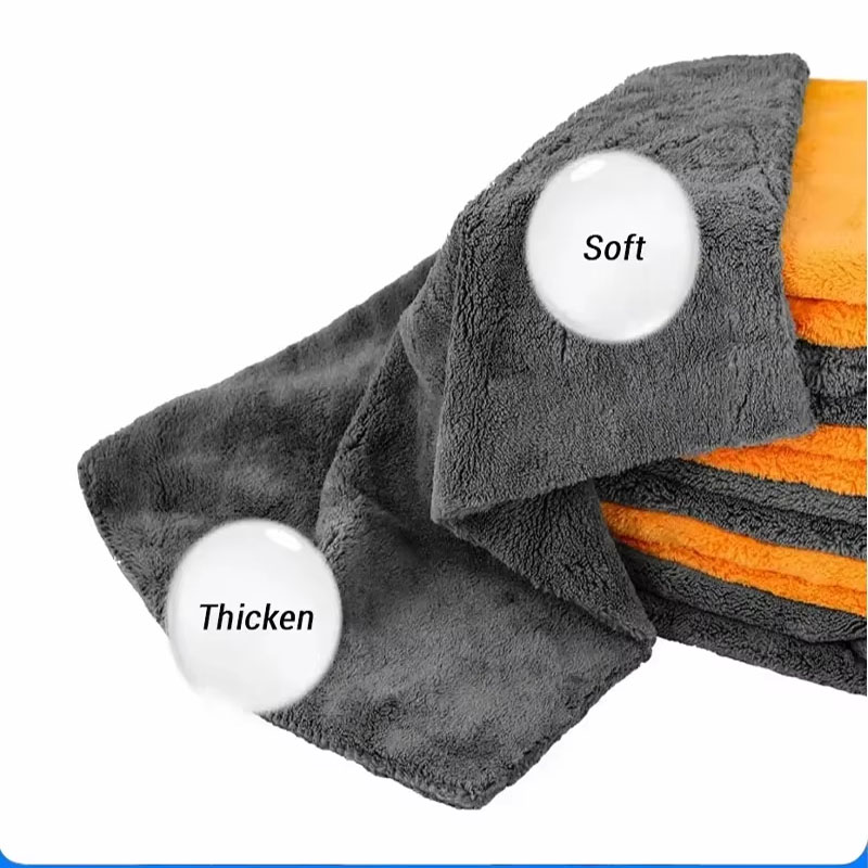 Microfiber Towel Detailing - 新製品 1/2/6/9パック 300GSM 車用厚手クリーニングクロス プロ仕様 車拭きマイクロファイバータオル