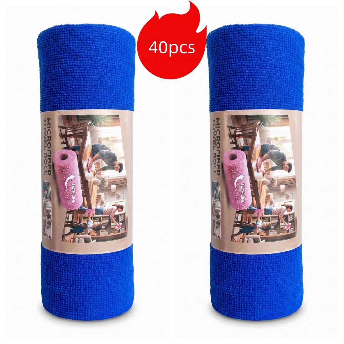 40枚入り/25*25cm 車用タオル、洗車用クロス、ティア - Microfiber Towel Detailing のレビューと価格